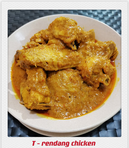 Rendang chicken - HALF